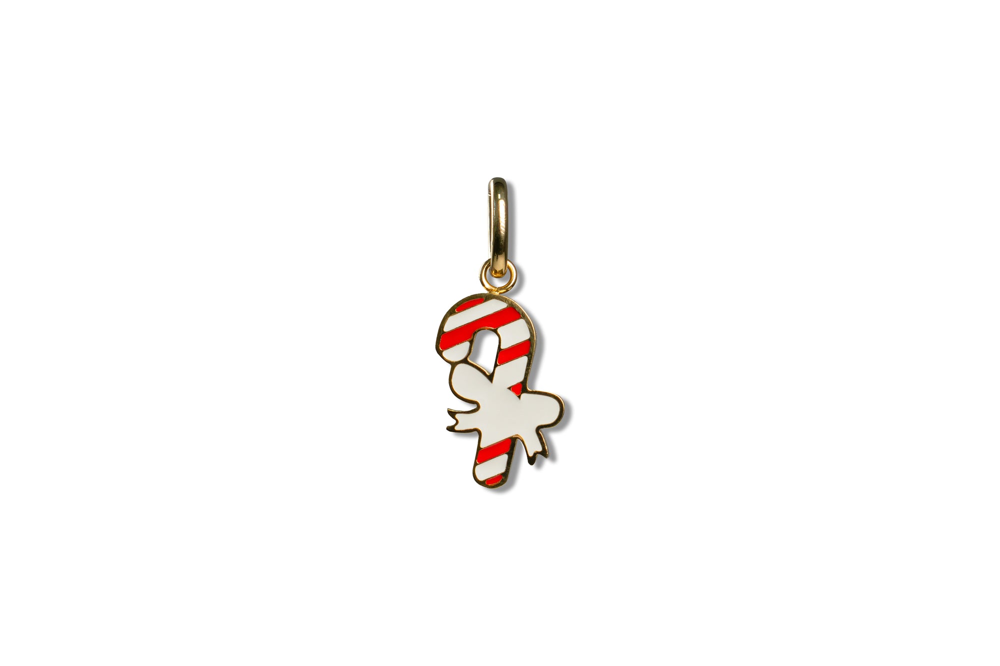 candy cane | scrunchie charm