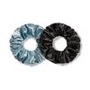 bluebird&blackout | classic silk scrunchies