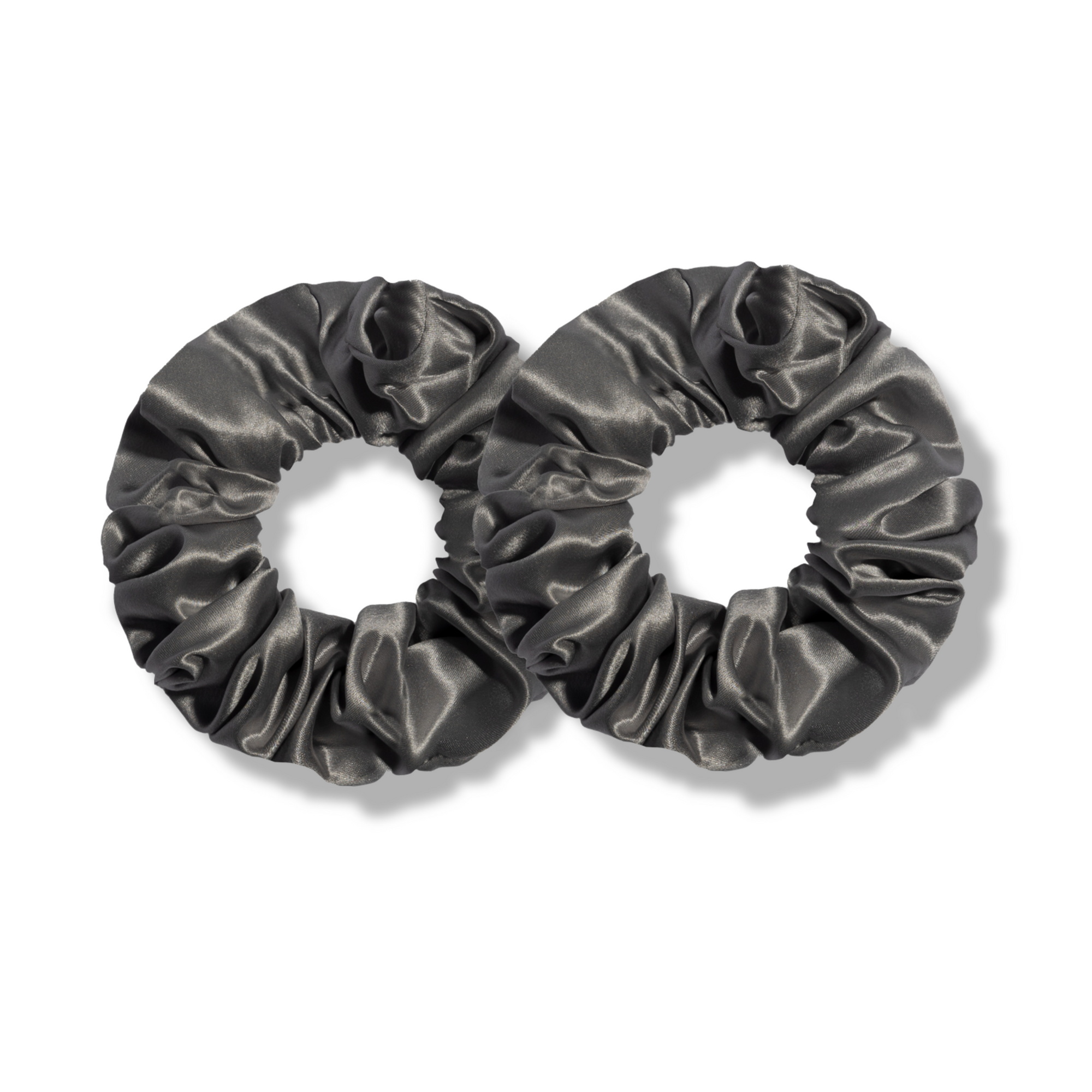 graphite&graphite | classic silk scrunchies