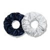 skyfall&snowy | classic silk scrunchies