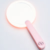 led hand held makeup mirror
