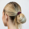 merlot | slim silk scrunchies