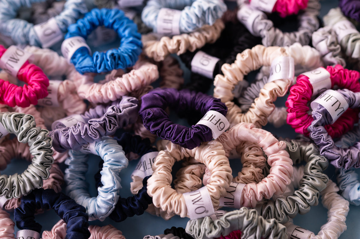 Mini Silk Scrunchies
