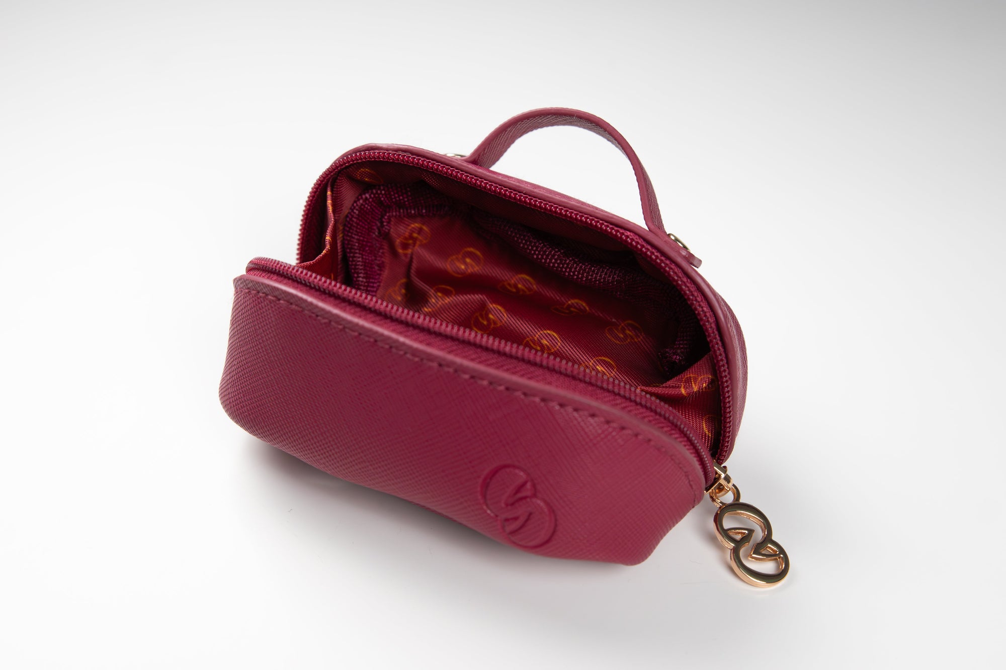 merlot mini carry-all bag charm