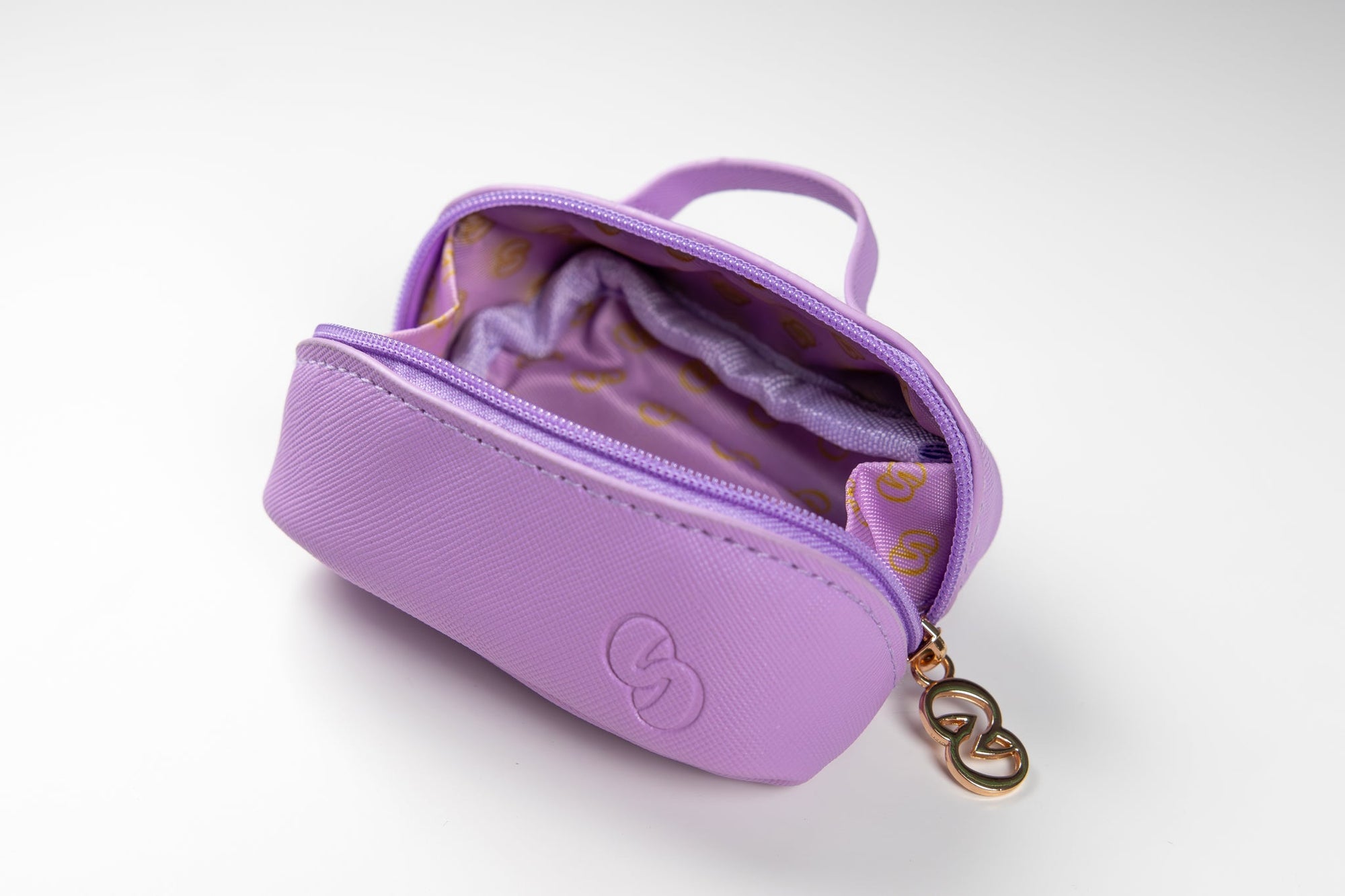 lavender mini carry-all bag charm