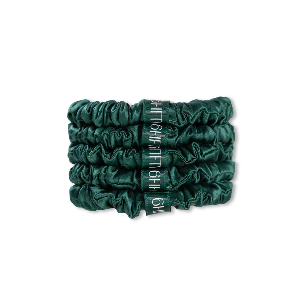 Slim Silk Scrunchies | Rainbow Collection