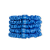 azure | slim silk scrunchies