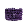 plum | slim silk scrunchies