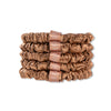 mocha mousse | slim silk scrunchies