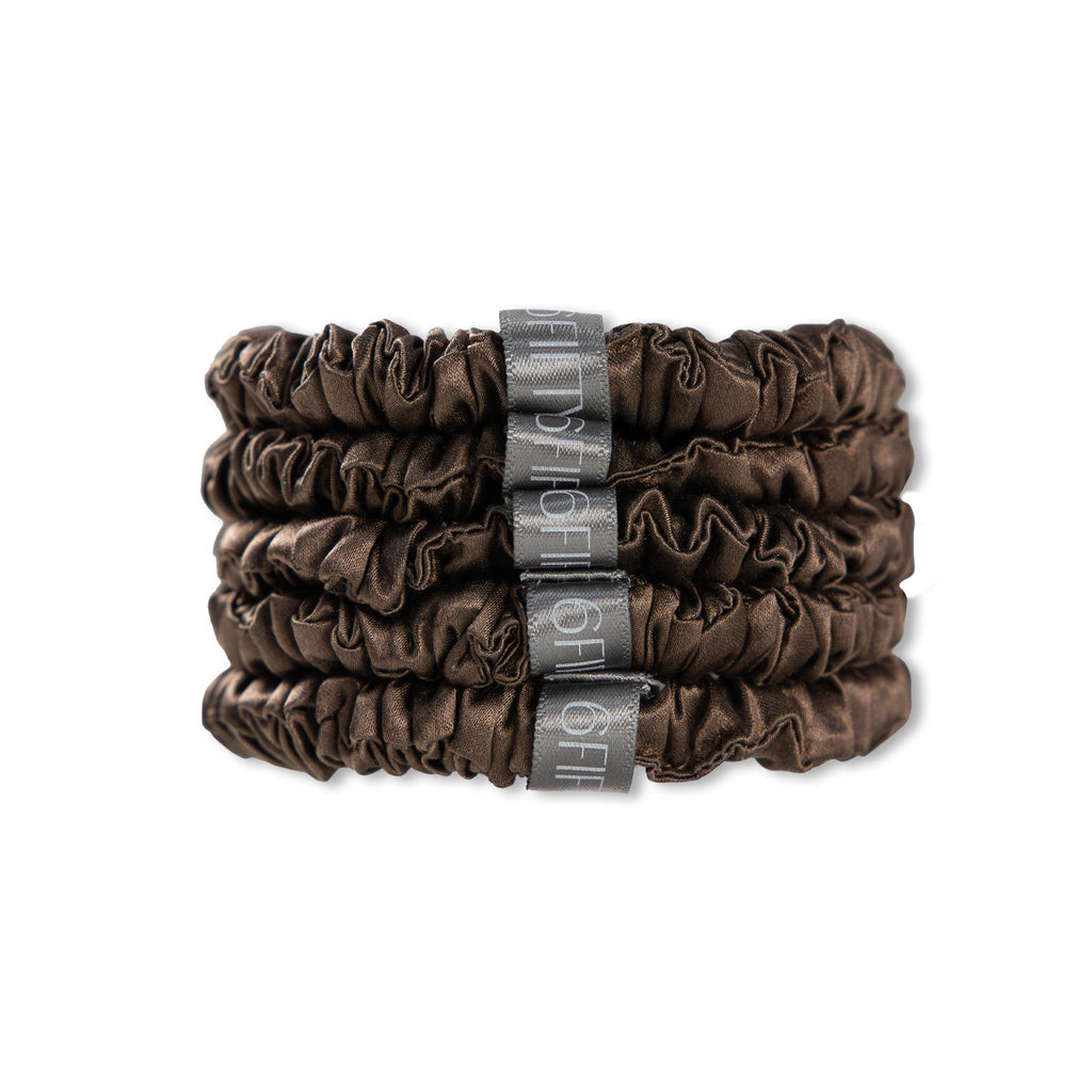 Slim Silk Scrunchies | Neutrals Collecton