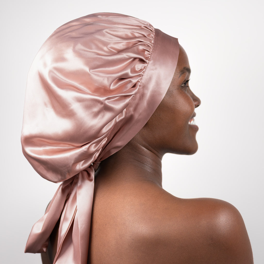 double-layer silk bonnet
