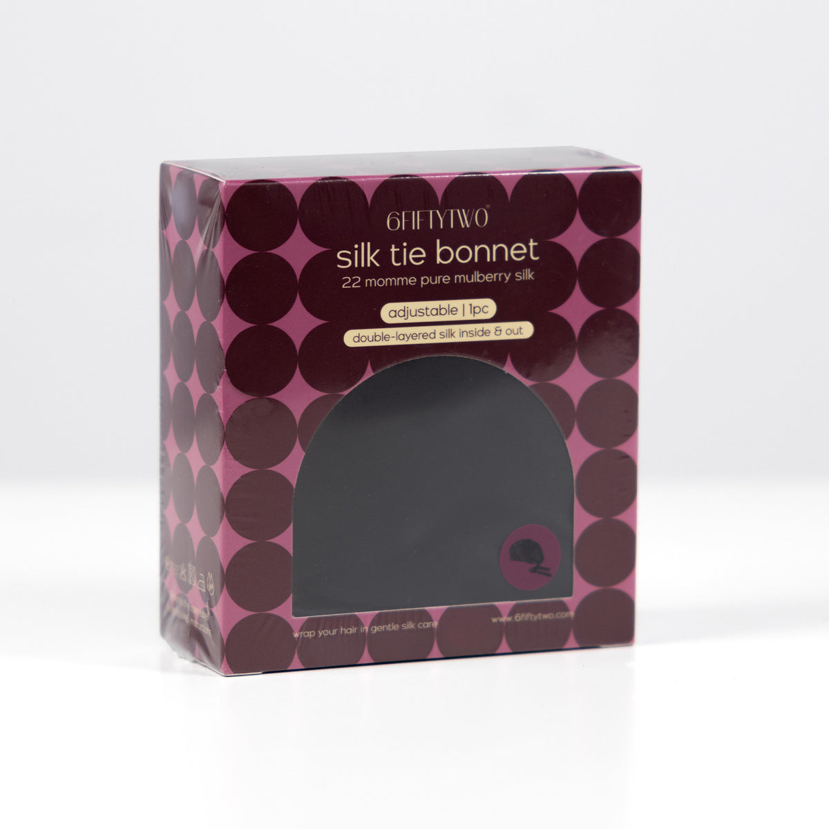 double-layer silk bonnet