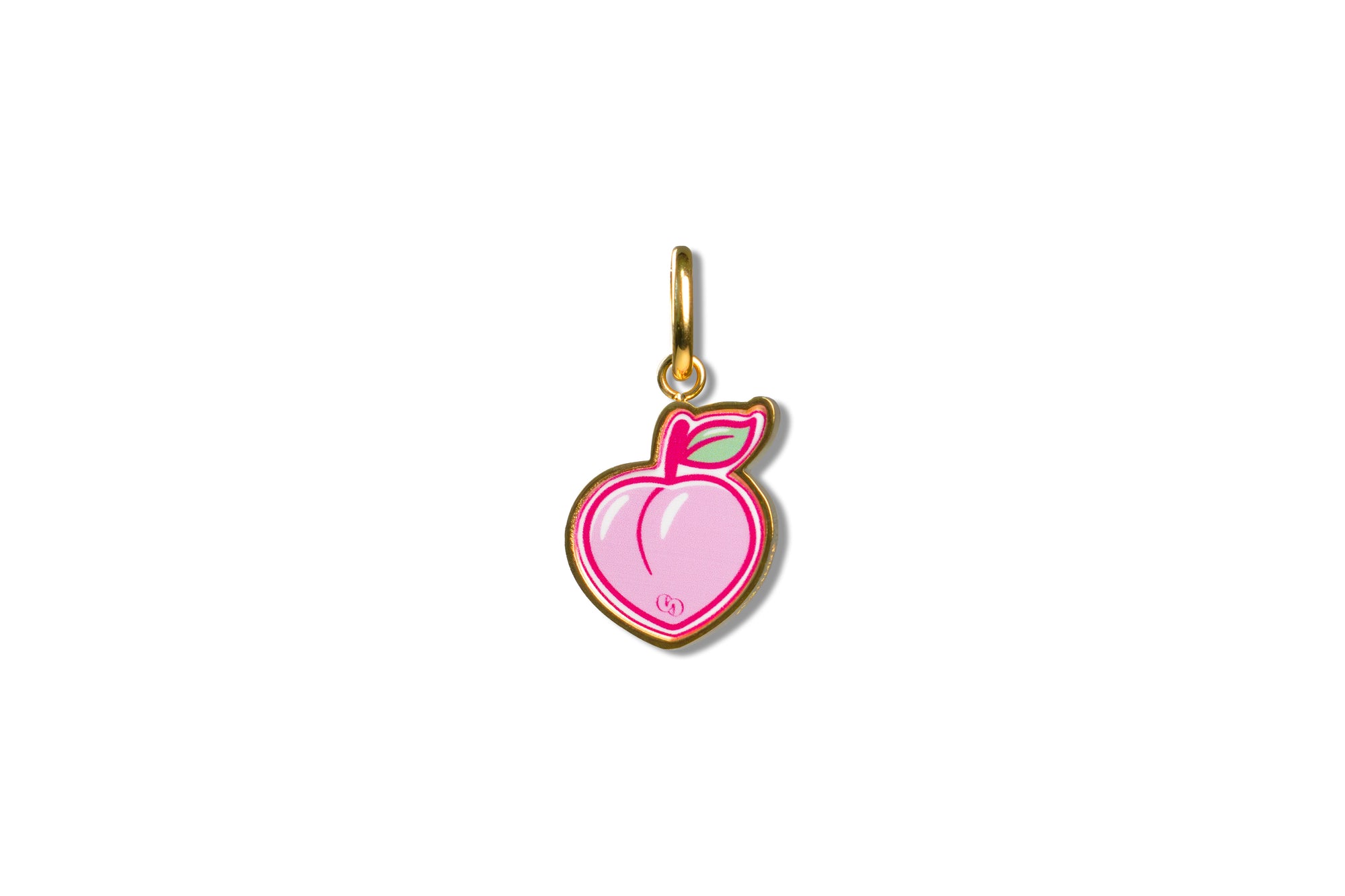 peach | scrunchie charm