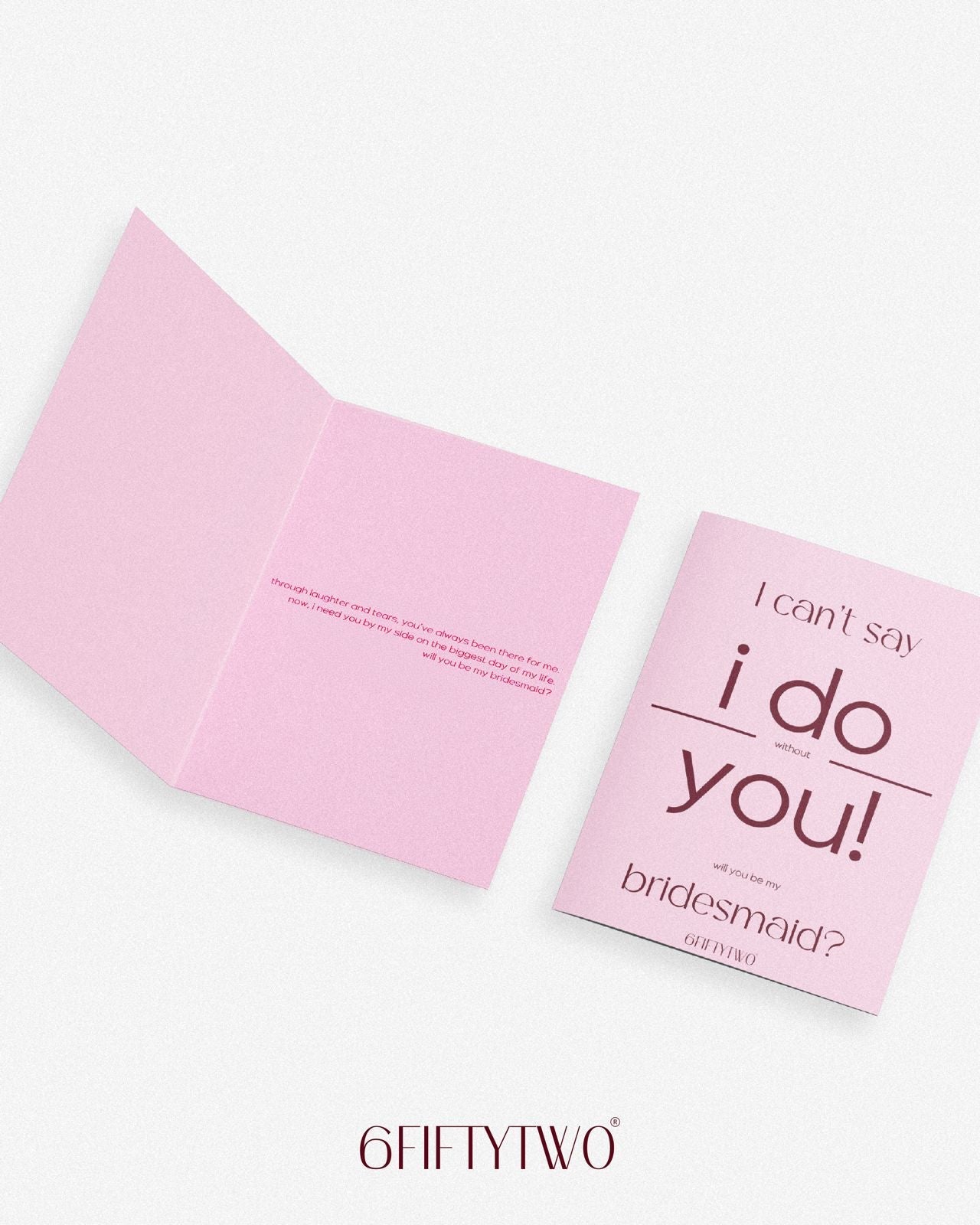 will you be my bridesmaid?