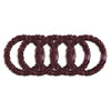 merlot | slim silk scrunchies