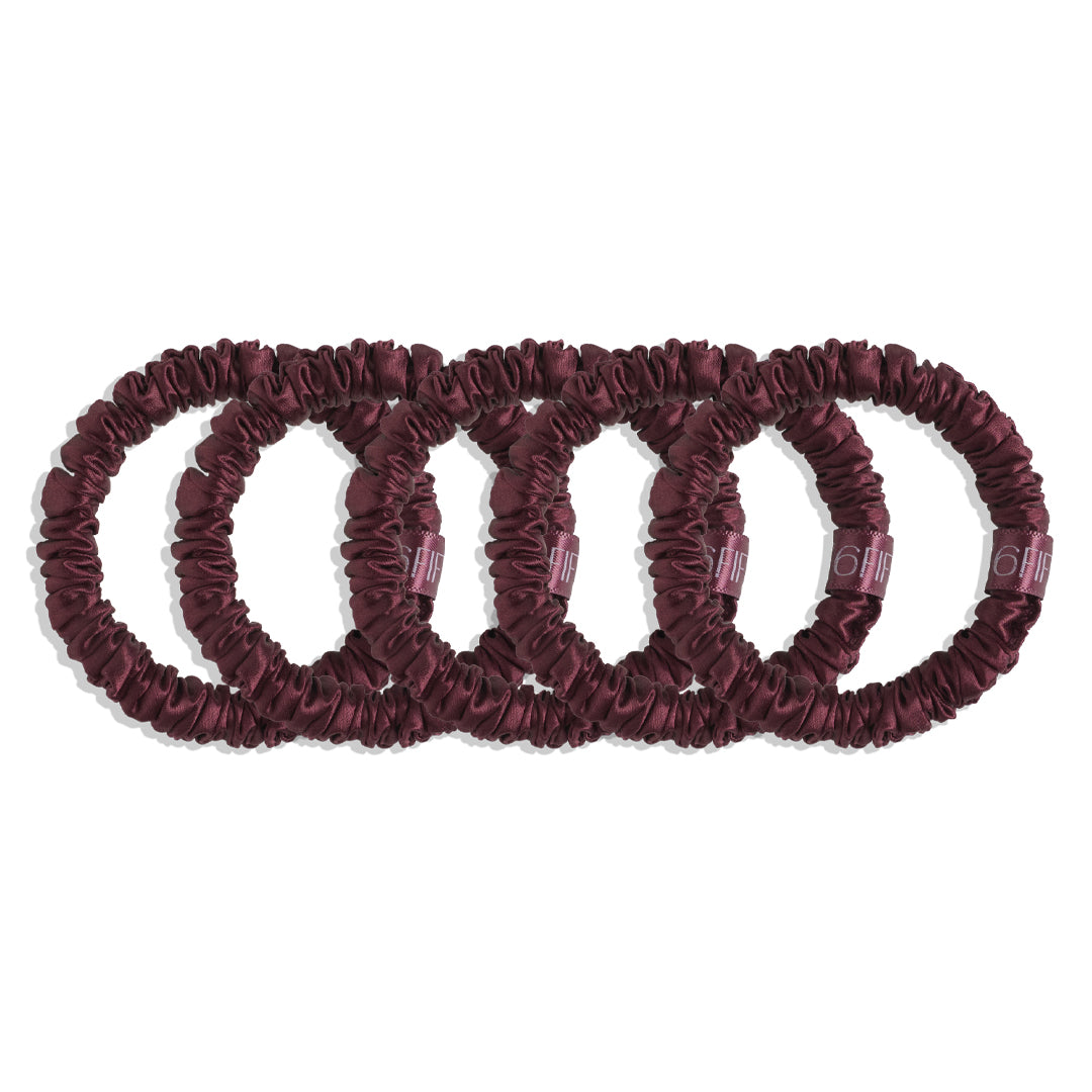 Slim Silk Scrunchies