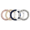 mix & match 5 colours | slim silk scrunchies