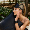 blackout | slim silk scrunchies