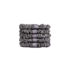 graphite | slim silk scrunchies