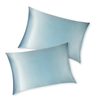 two queen-sized dream silk pillowcases