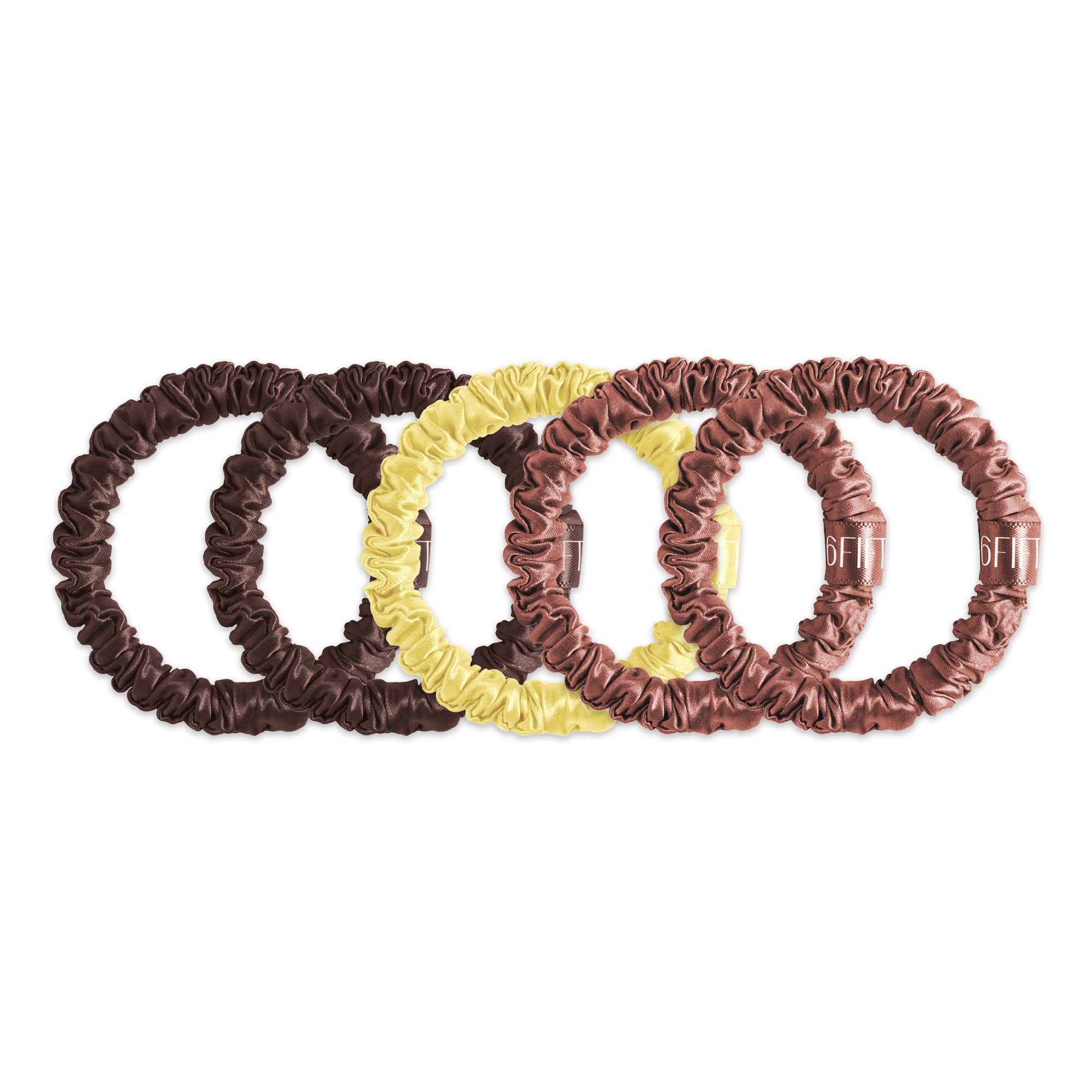 neutrals | slim silk scrunchies