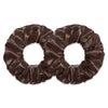 chocolate&chocolate | classic silk scrunchies