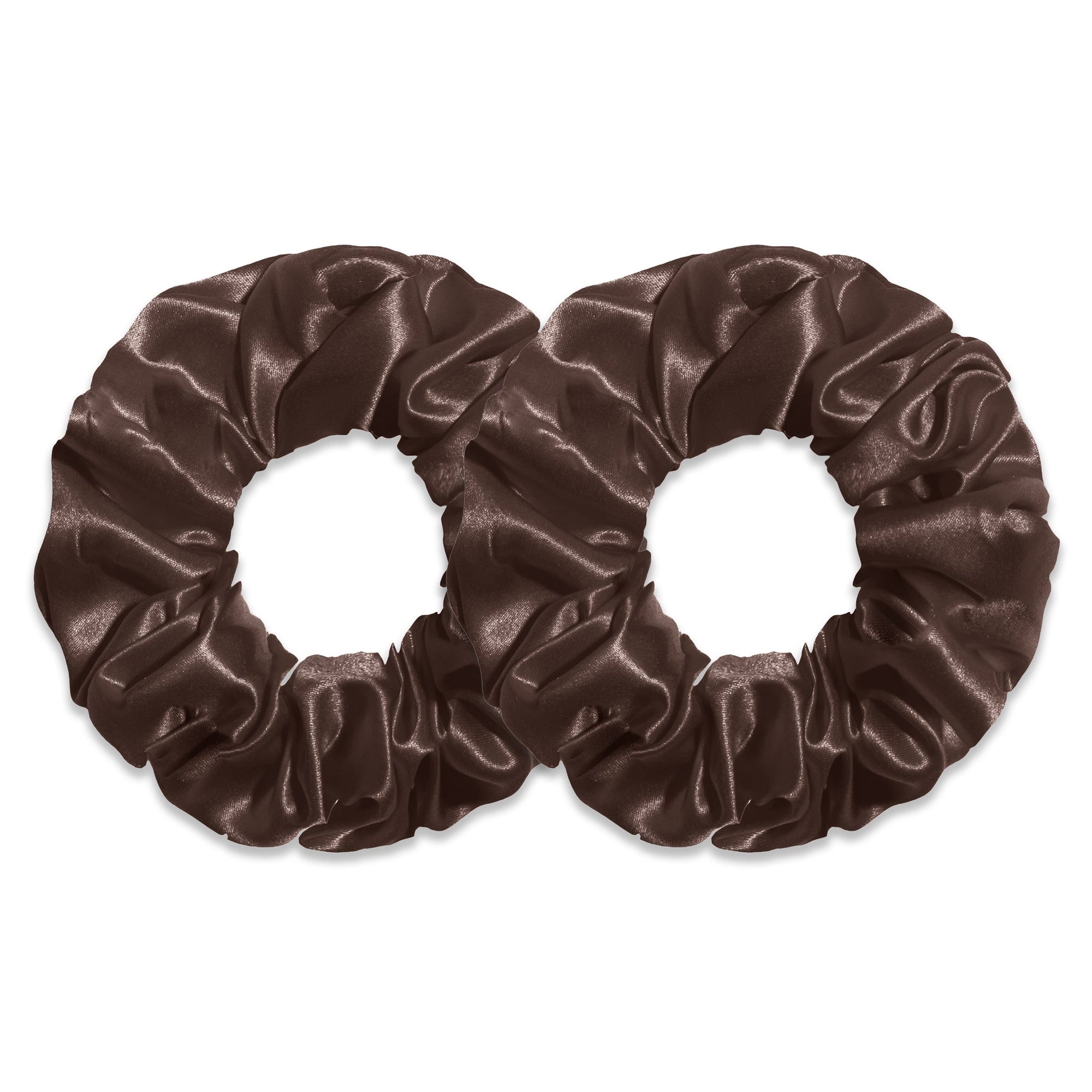 chocolate&chocolate | classic silk scrunchies