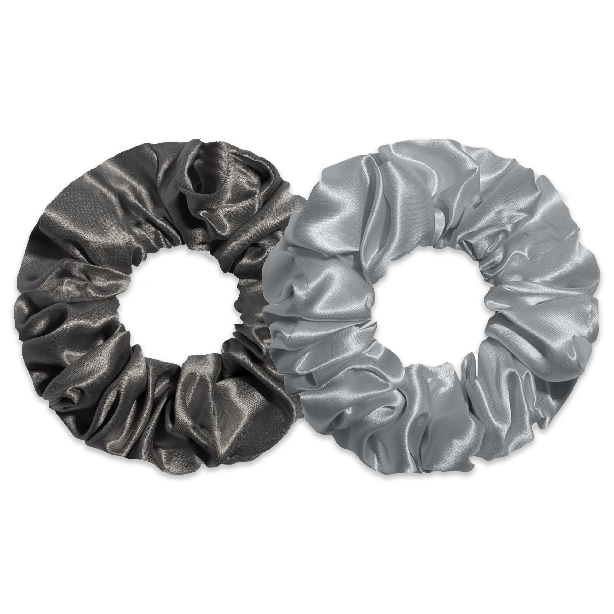 graphite&starlight | classic silk scrunchies