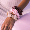 mix & match 2 colours | classic silk scrunchies