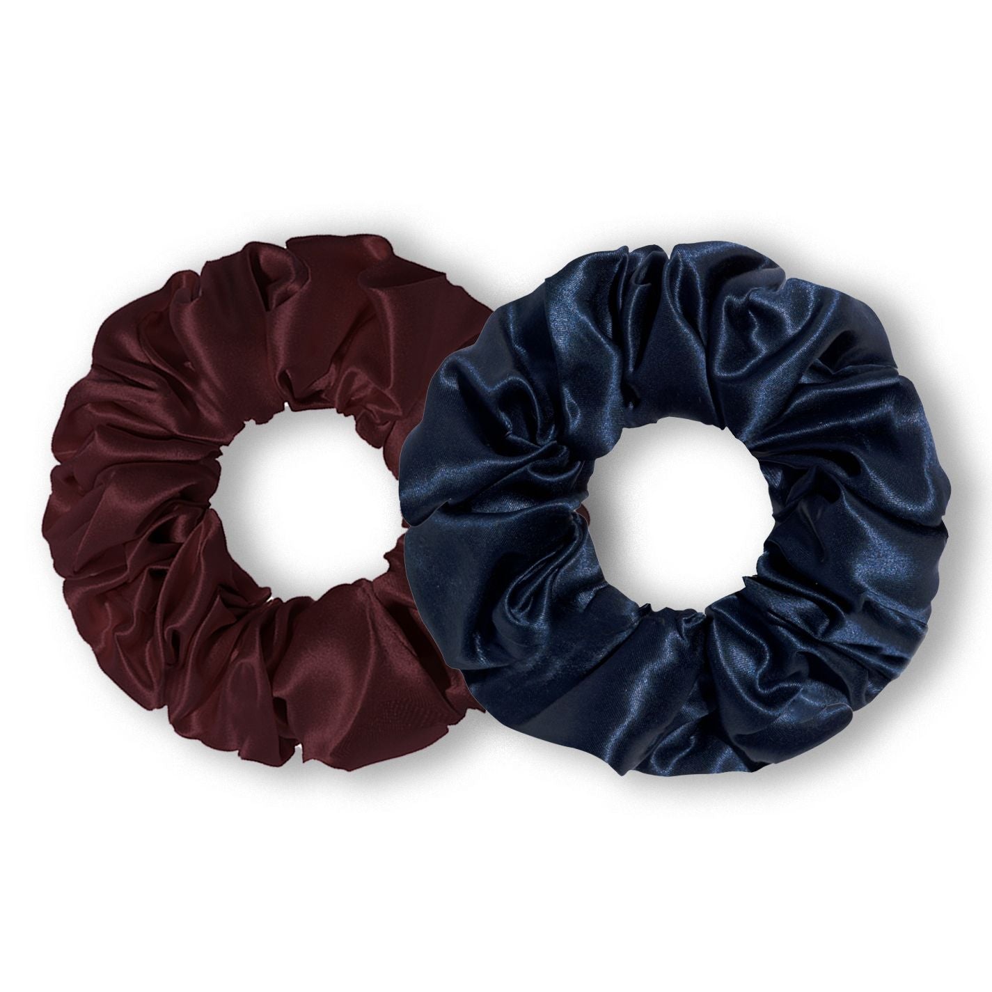 mix & match 2 colours | classic silk scrunchies