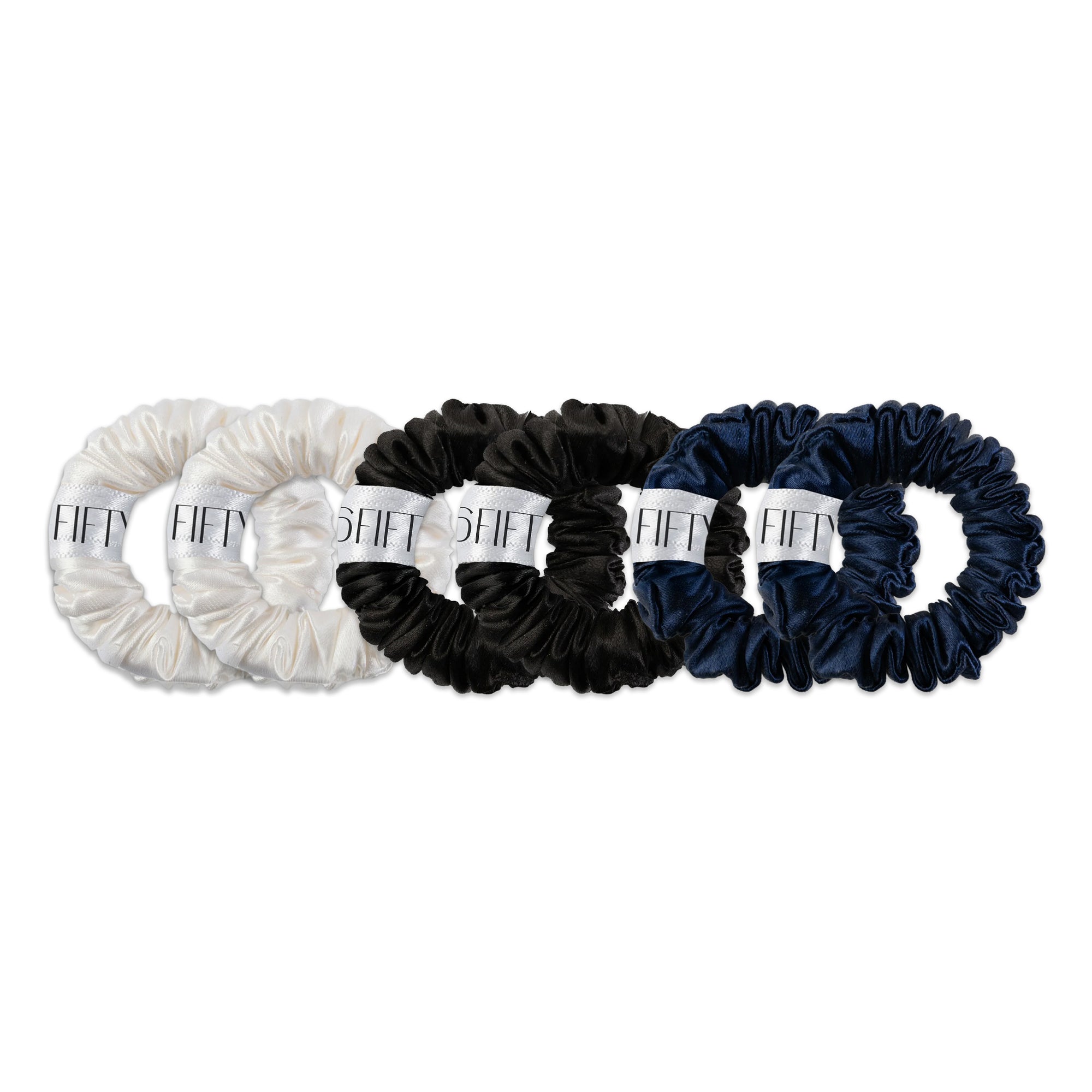 basics | mini dream silk scrunchies