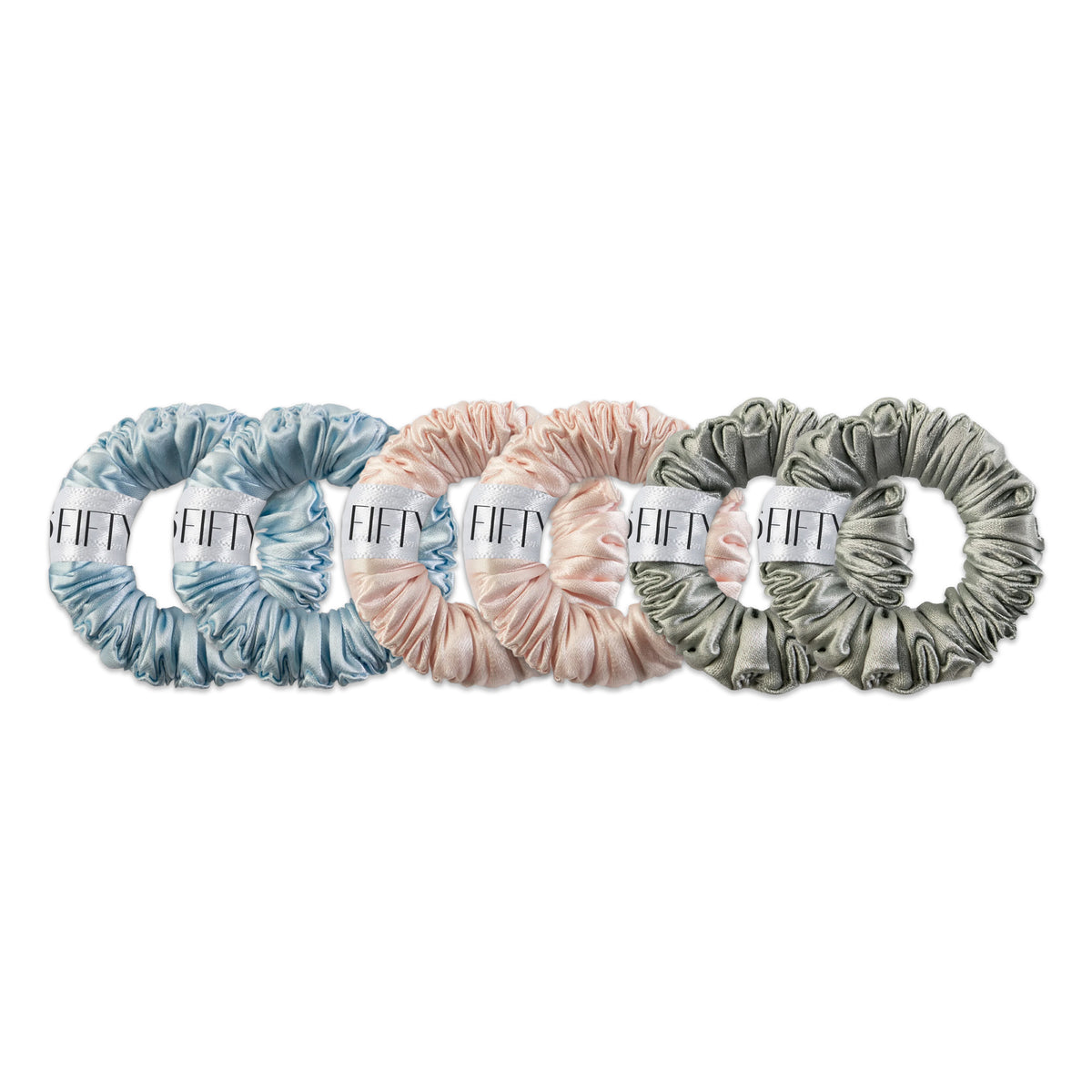 Mini Silk Scrunchies | Pastel Collecton