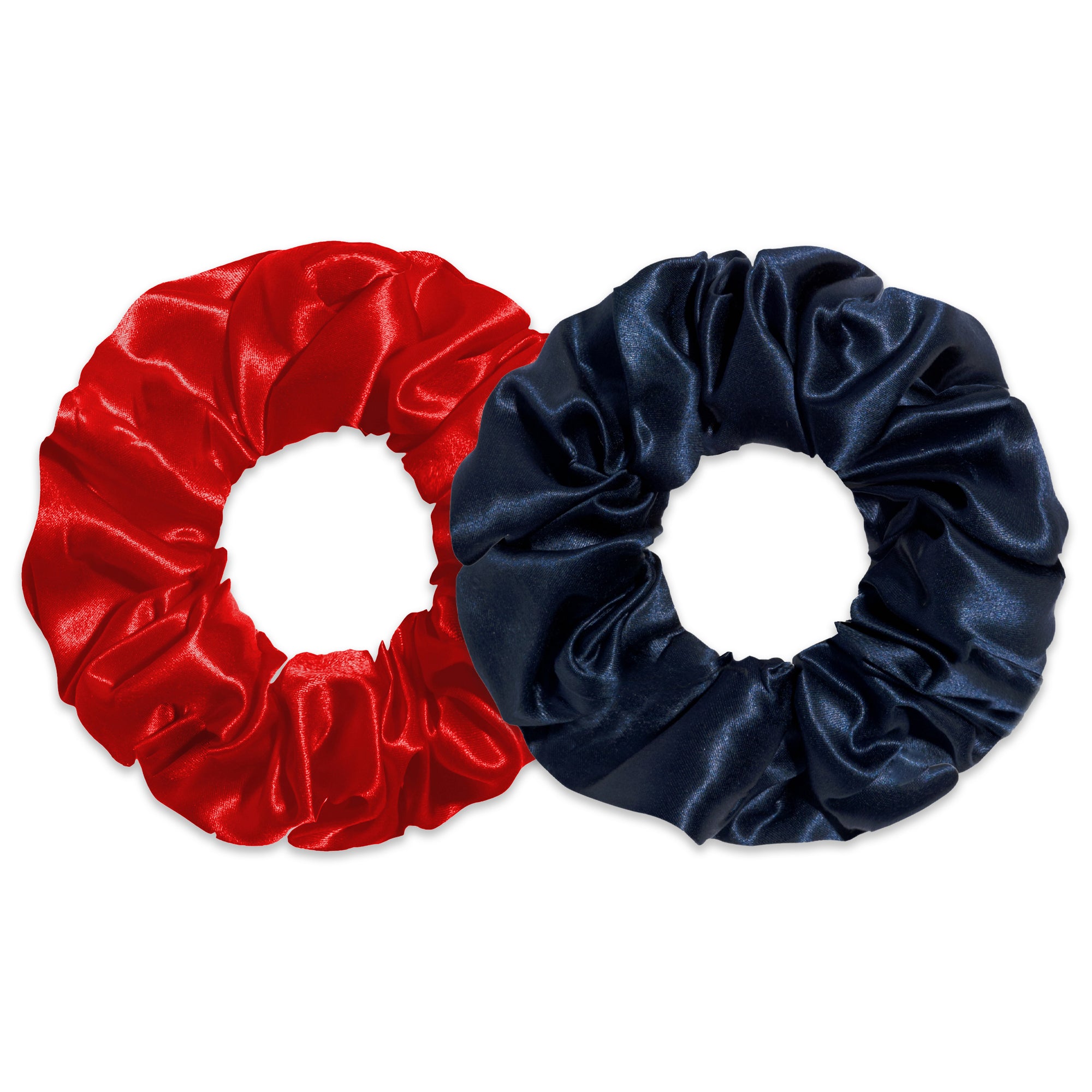 Classic Silk Scrunchies | Red&Skyfall