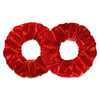 red&red | classic silk scrunchies