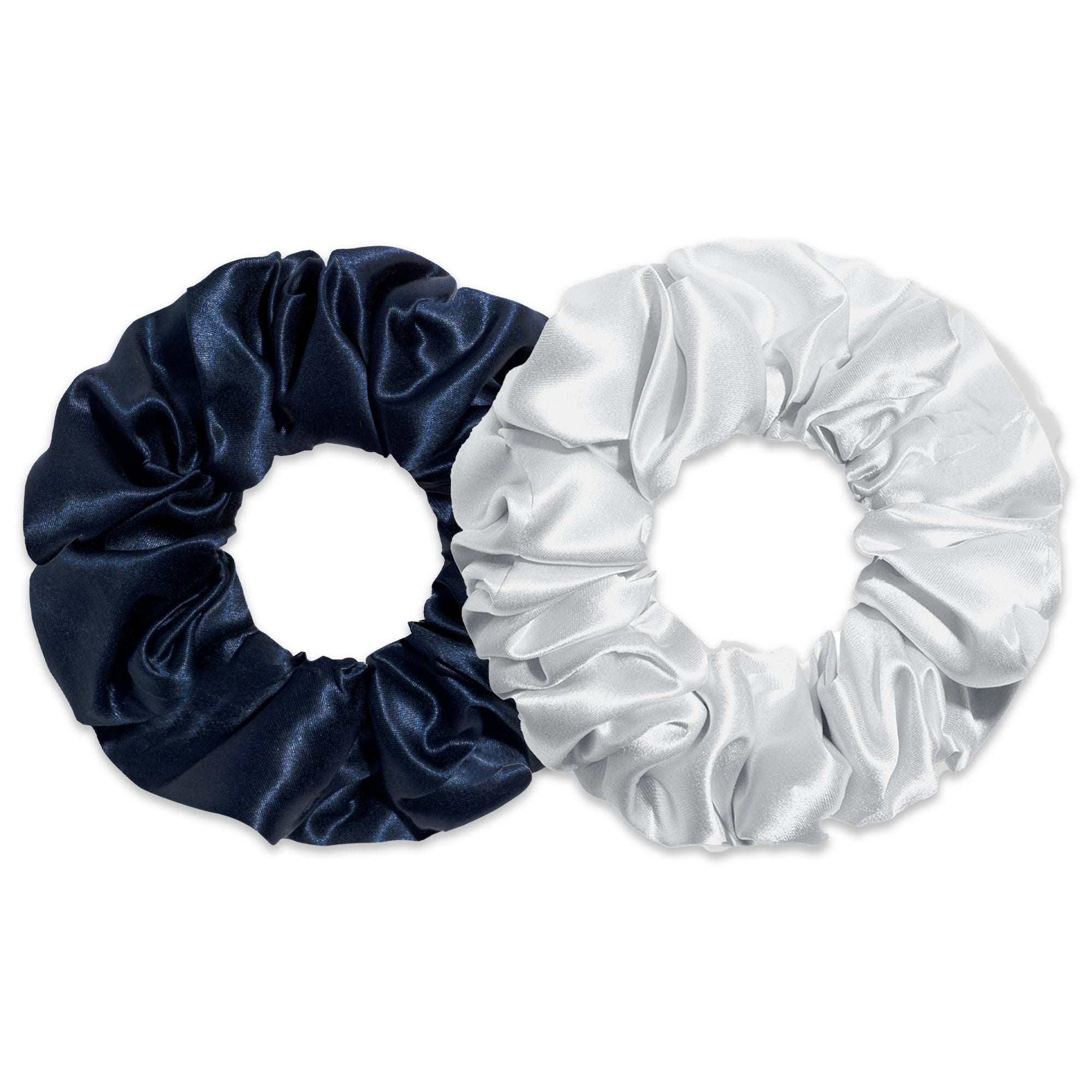 skyfall&snowy | classic silk scrunchies