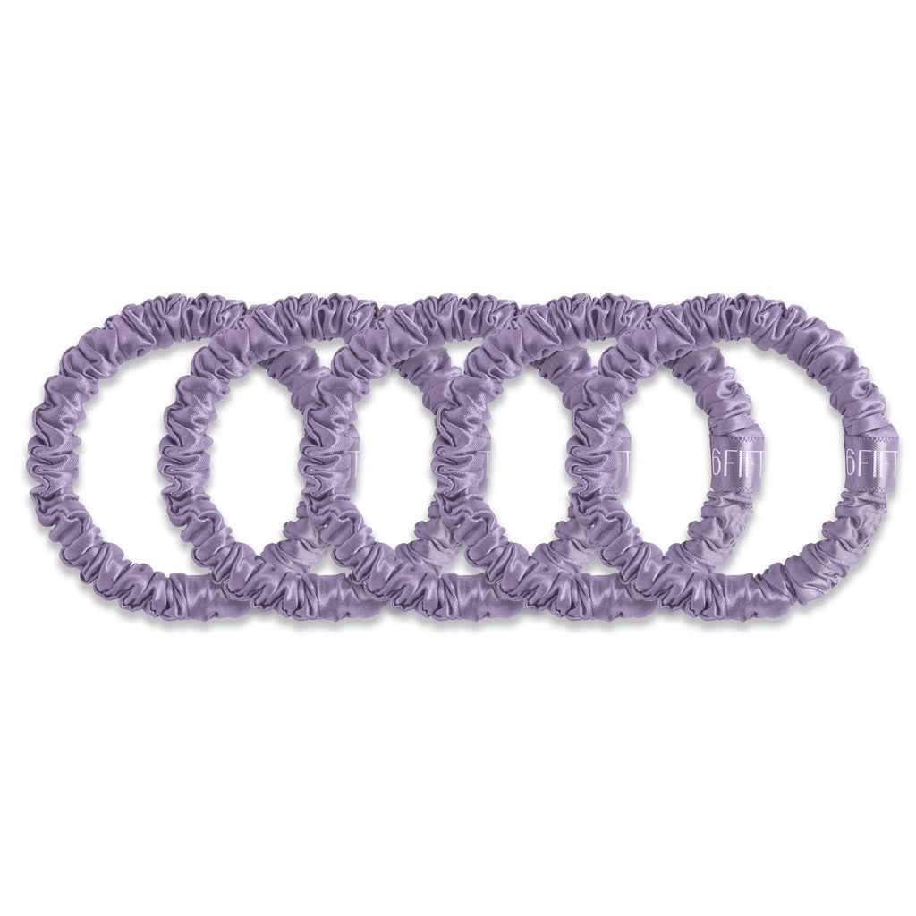 Slim Silk Scrunchies | Rainbow Collection