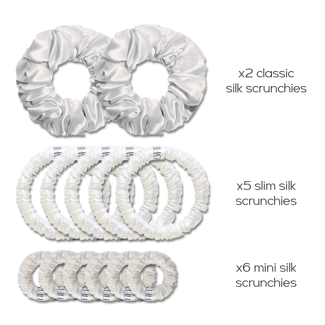 snowy scrunchie bundle